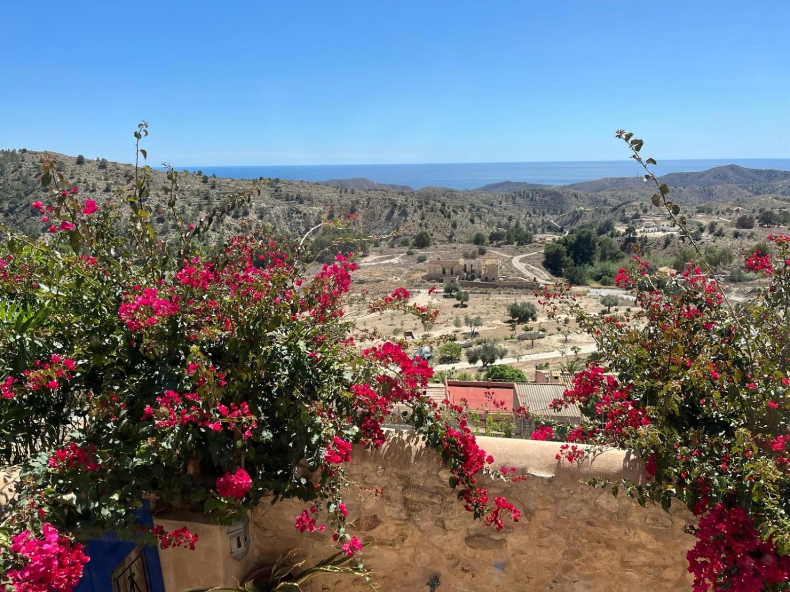 Casa Con Vistas Al Mar Y Patio De Buganvillas Aigues المظهر الخارجي الصورة